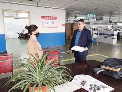  金安區(qū)就業(yè)局楊向東局長一行深入安徽星星集團開展“四送一服”走訪調(diào)研-1