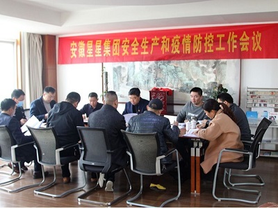 安徽星星集團(tuán)召開安全生產(chǎn)及疫情防控工作會議